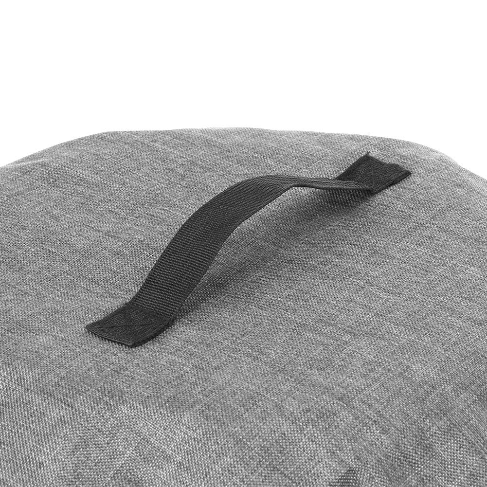 Waterproof Insulated Air Fryer Cover with Pocket & Handle - Dust Protection for Electric Pressure Cooker, Rice Cooker & Steamer - 38 x 38.7 cm (Grey) - Perfect for Kitchen Storage & Appliance Protection