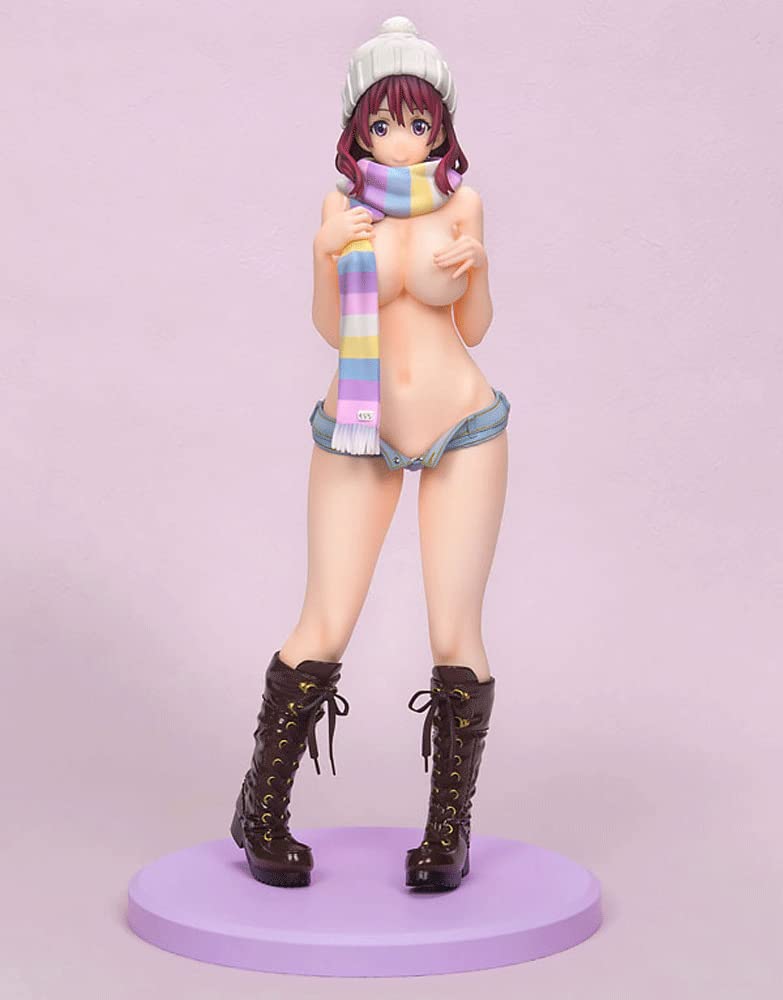 Kurrma Anime Figure Kanbanmusume Kurara-chan 1/6 Scale PVC Statue - 7-inch ECCHI Anime Collectible Model for Display & Decoration | Perfect for Anime Fans, Home Decor, and Office Ornaments