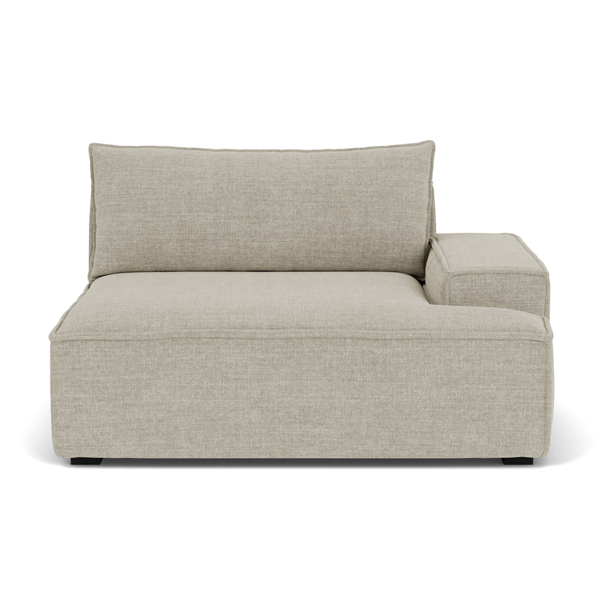 Daphne Fabric 1-Seater Right Arm Modular Sofa - Compact Modern Living Room Furniture for Small Spaces & Apartments
