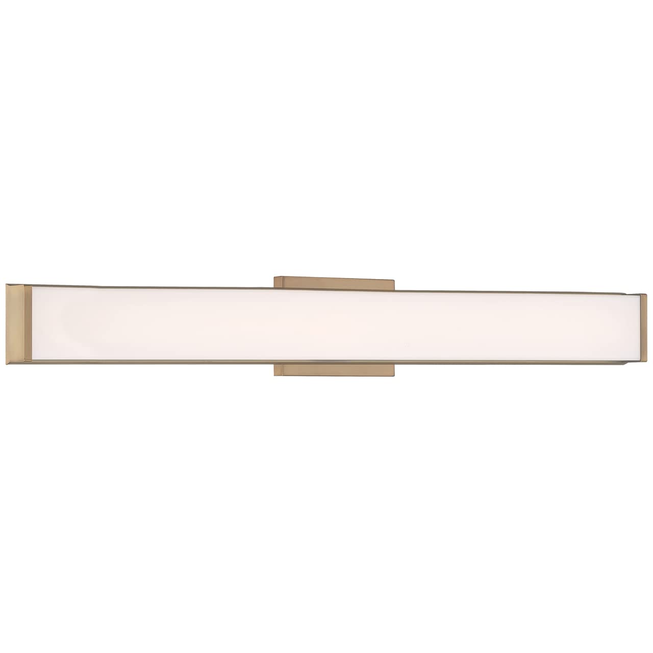 Access Lighting 62572LEDD-ABB/ACR Citi LED Vanity Light Fixture in Antique Brushed Brass - Perfect for Bathroom Makeup Mirror Lighting & Modern Home Decor