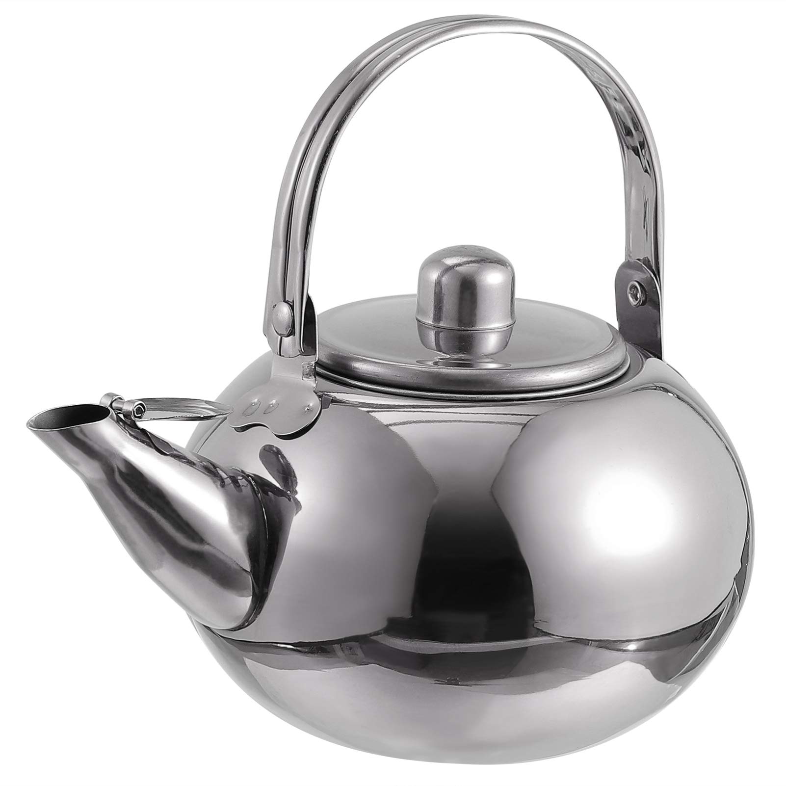 Electric Stainless Steel Tea Kettle with Filter - Whistling Stovetop & Electric Tea Pot for Coffee & Tea Making - Perfect for Home, Office, and Kitchen Use