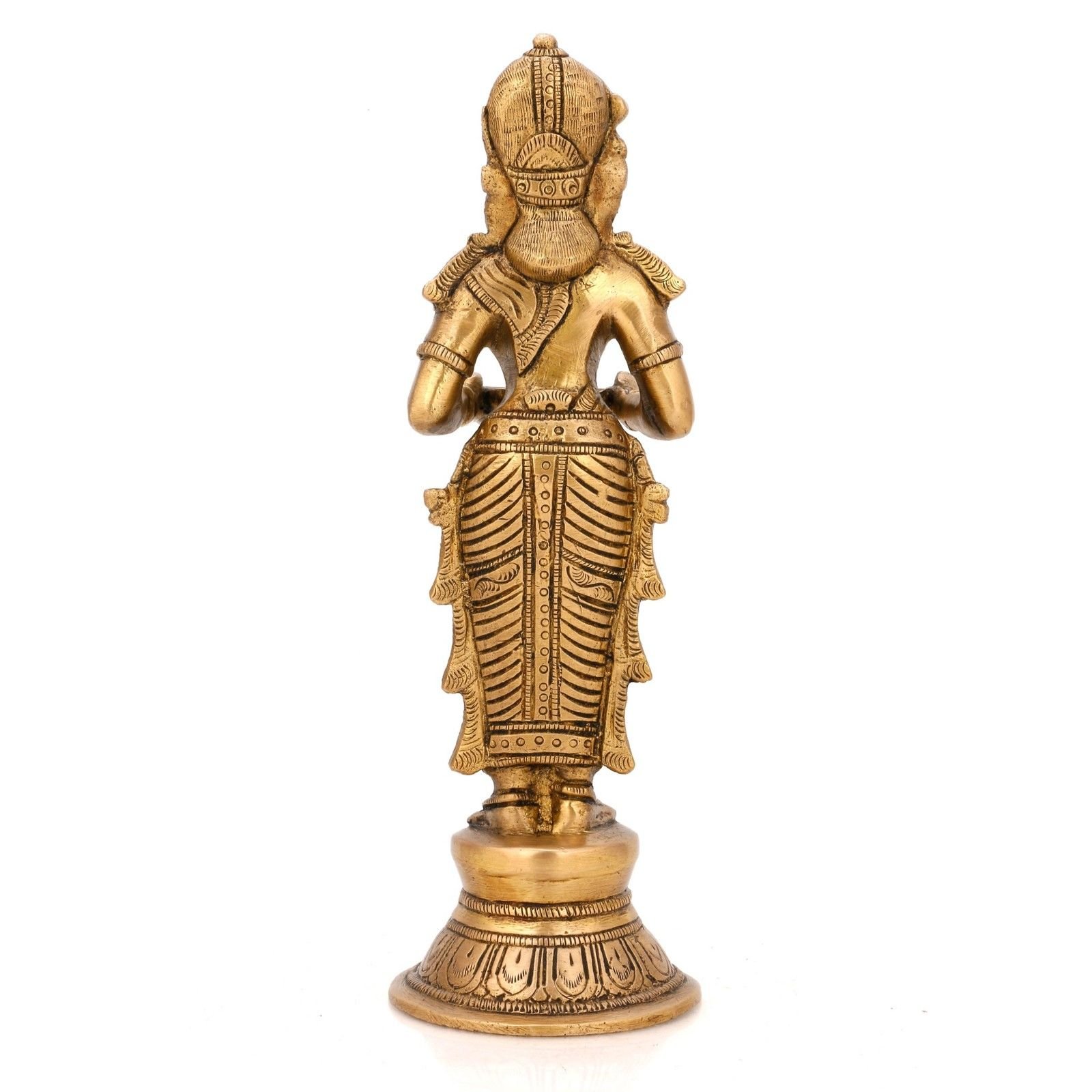Handcrafted Indian Brass Diya Lamp - Traditional Pooja Candle & Oil Holder for Hindu Worship, Home Decor & Spiritual Gifting | Perfect for Diwali, Puja Ceremonies & Meditation Spaces