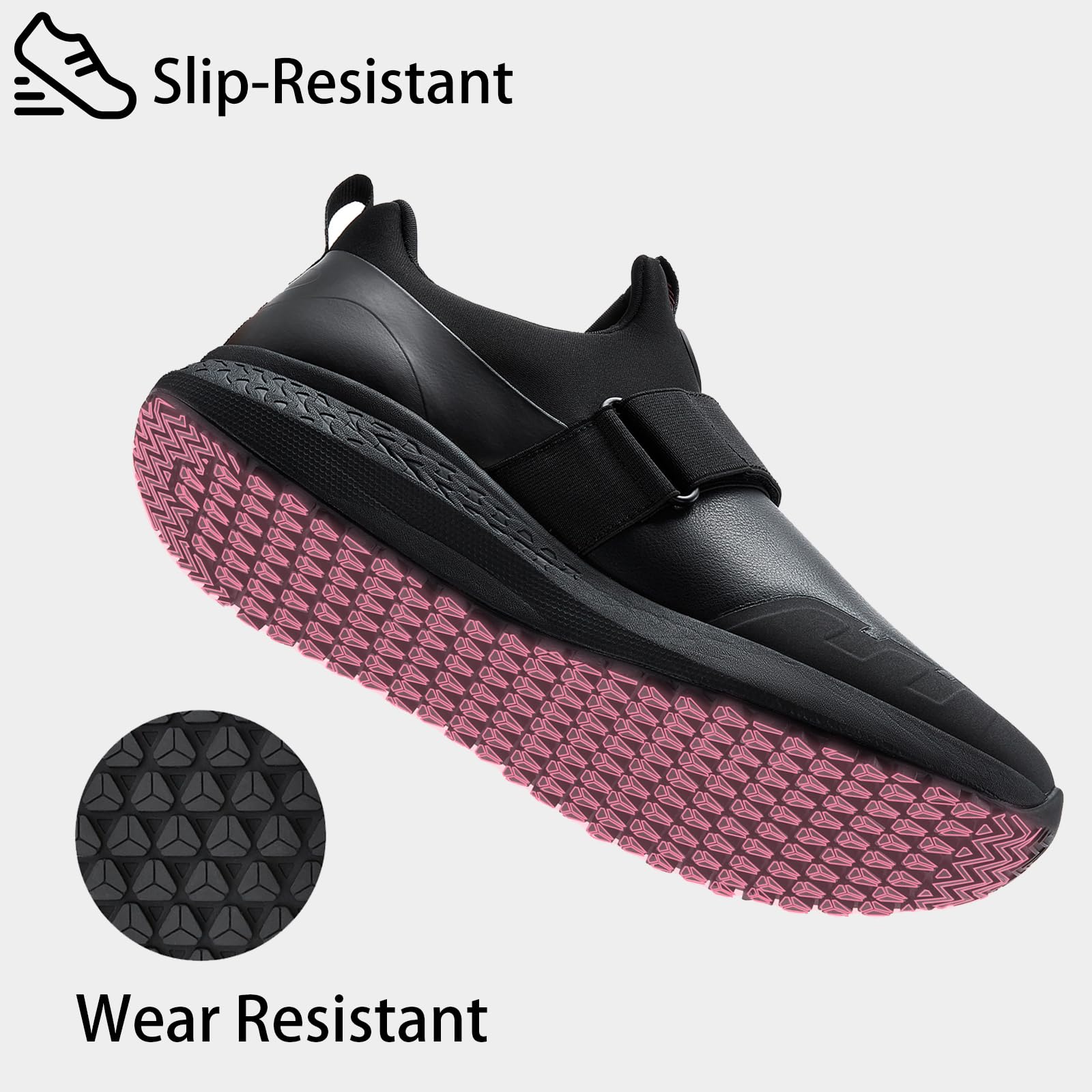 Slip-Resistant Women's Work Shoes - Waterproof Non-Slip Kitchen Shoes for Chefs & Restaurant Staff - Lightweight Comfortable Walking Sneakers for Food Service Industry - Perfect for Long Shifts in Restaurants, Cafes & Commercial Kitchens