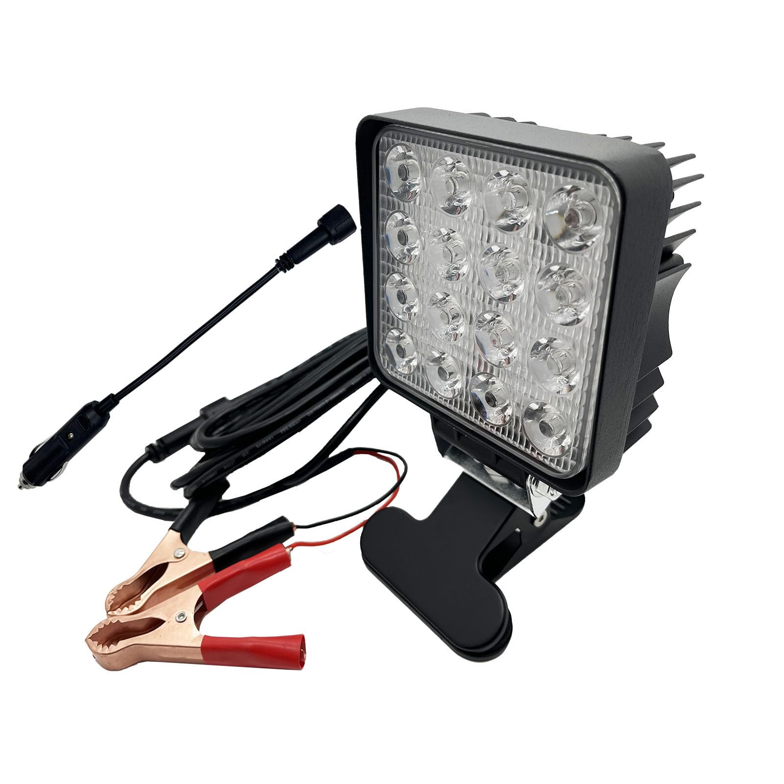 30W 6000K Marine LED Pod Lights - 12V Waterproof Boat Docking Headlights for Kayak, Bass, Jon Fishing Boats | T-Top Deck, Stern & Truck Lights | Perfect for Night Fishing & Water Sports