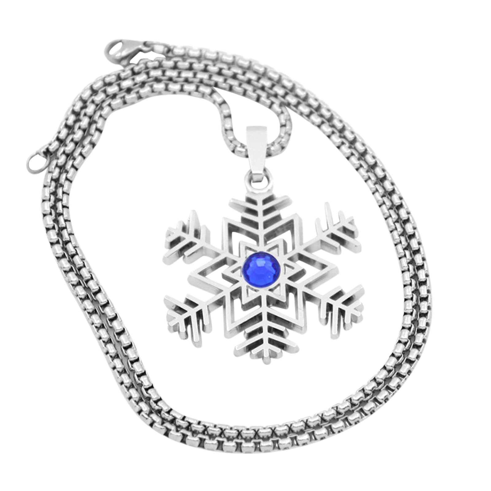 Elegant Snowflake Pendant Necklace for Women - Long Diamond Clavicle Chain with Light Temperament Design | Perfect for Parties, Weddings & Everyday Luxury Jewelry