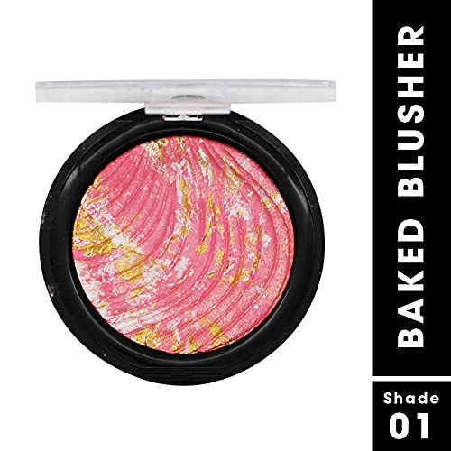 Waterproof Terracotta Blusher - Long Lasting Lightweight Creamy Blush Makeup | 16g Shade 01 | Buildable Blendable Powder for Natural Flush | Perfect for Daily Wear & Special Occasions