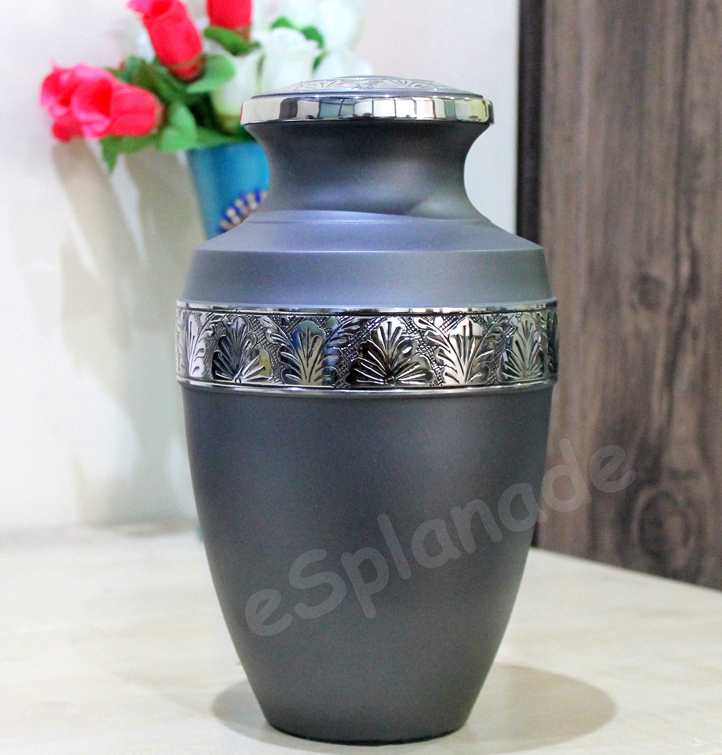 Premium Brass Cremation Urn for Ashes - 10