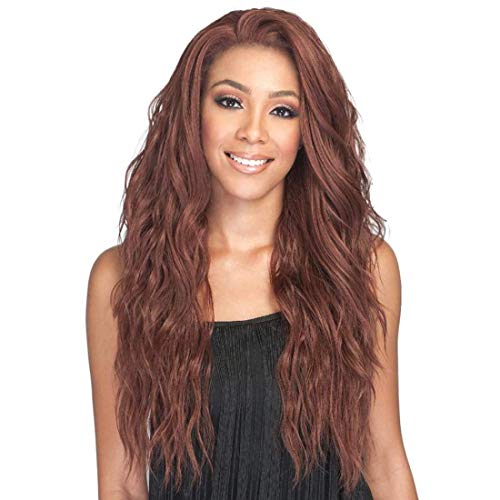 Bobbi Boss Swiss Lace Front Wig MBLF270 Ambra - Natural Looking Human Hair Wig for Black Women | Perfect for Daily Wear, Cosplay & Special Occasions