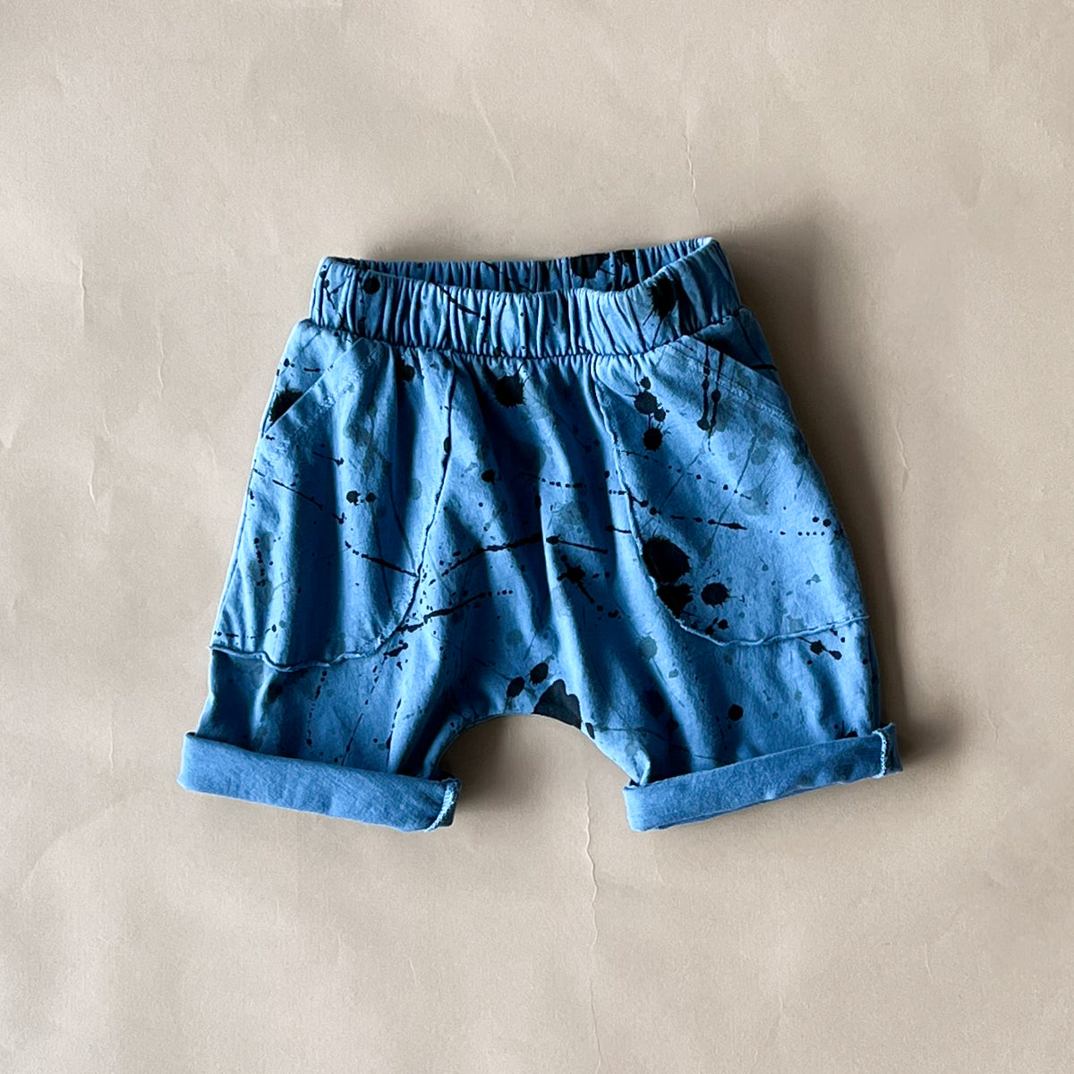 Ivan Splatter Shorts for Men - Stylish Sailor Print Swim Trunks for Beach, Pool, and Summer Vacation