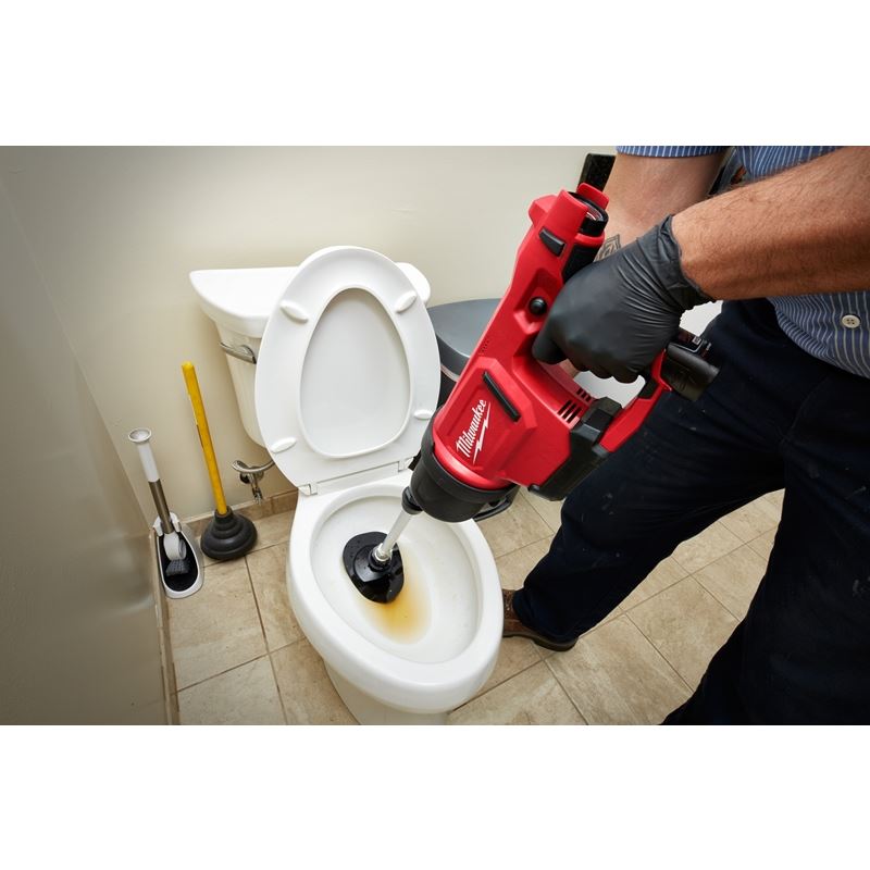 2572B 21 M12 12V Lithium-Ion Cordless Drain Cleaning Air Gun Kit - Professional Clog Remover for Sinks, Bathtubs & Showers - Ideal for Plumbers & Homeowners