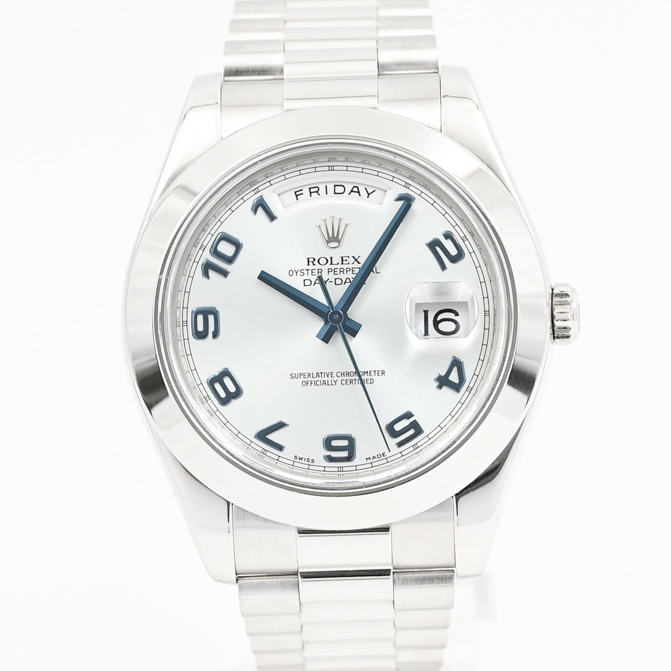 Authentic Rolex Day-Date 41 Watch 18K Gold Men's Luxury Timepiece 2009 Model - Perfect for Business Meetings & Formal Events