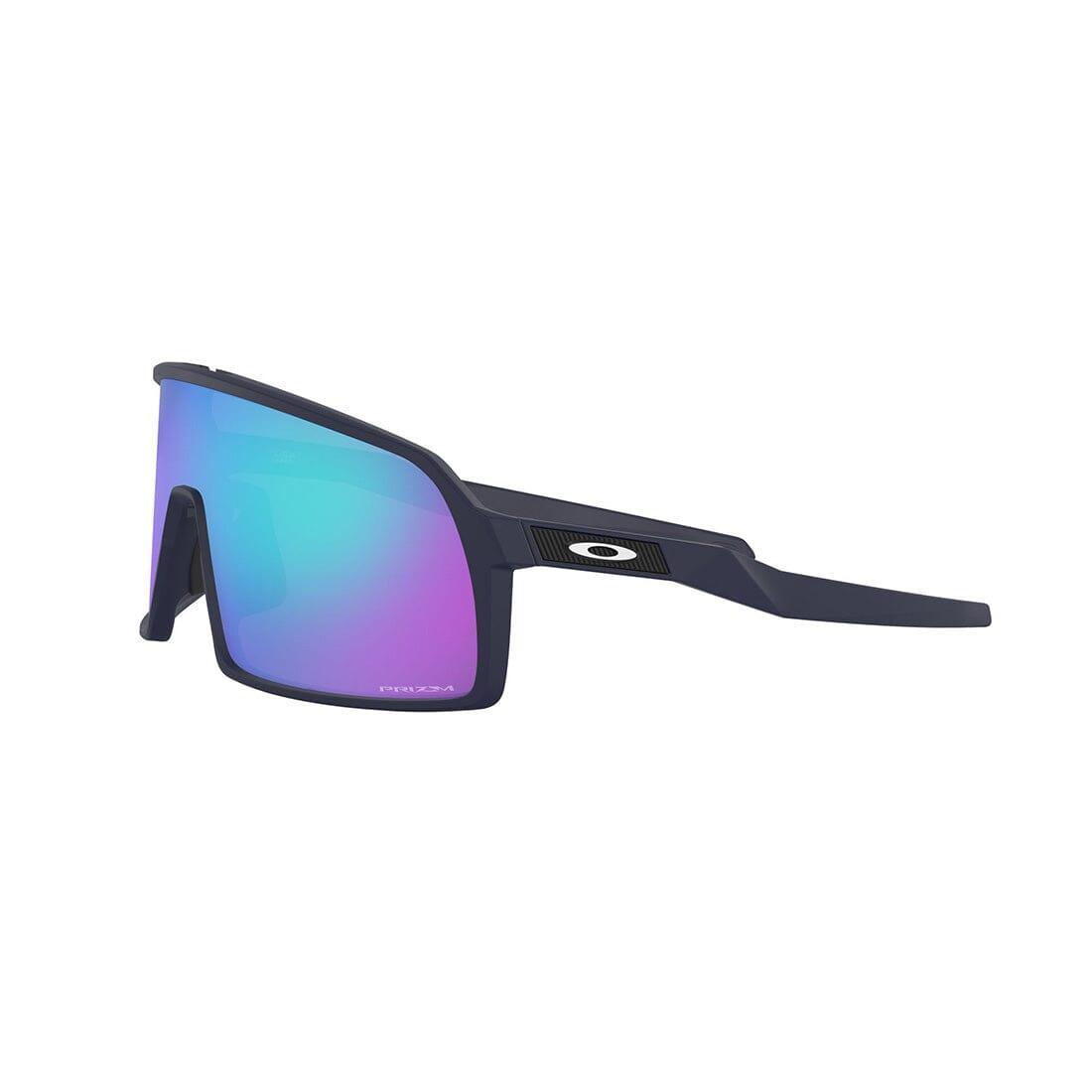 OAKLEY SUTRO S Sunglasses Matte Navy with Prizm Sapphire Lens - UV Protection, Lightweight & Durable for Running, Cycling & Outdoor Sports