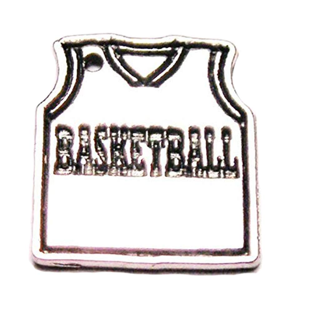Authentic NBA Basketball Jersey with American Pewter Charm - Perfect for Fans, Games, and Collectors