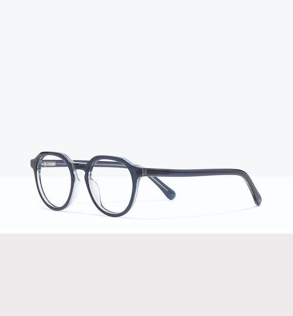 Stylish Wesley Eyeglasses for Men & Women - Trendy Lightweight Frame with UV Protection - Perfect for Reading, Driving & Daily Wear