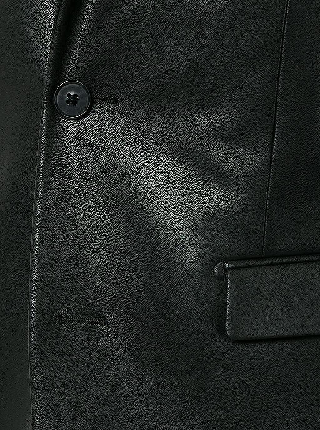 Men's Classic Bond Style Leather Blazer Coat - Premium Casual Jacket for Business & Evening Wear | Formal & Smart Casual Outfits