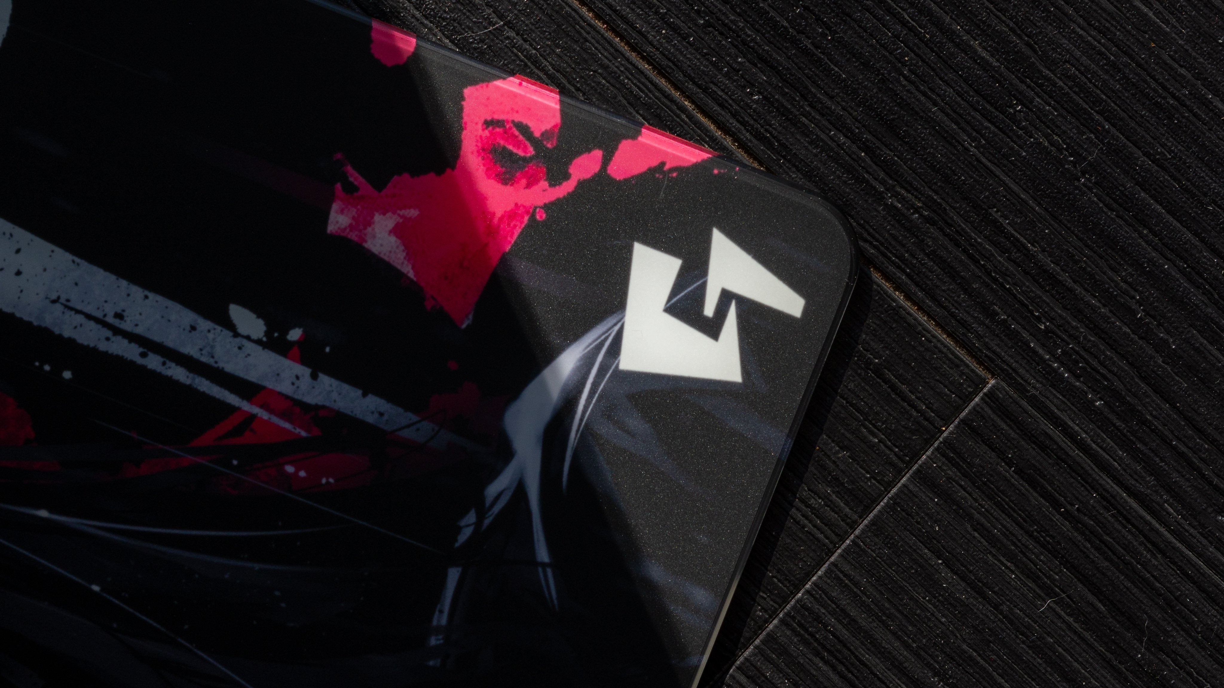 GLSSWRKS Hana Glass Mousepad - Ultra Smooth Gaming & Office Mouse Pad with Non-Slip Base - Perfect for PC, Laptop, and Workstation Setup