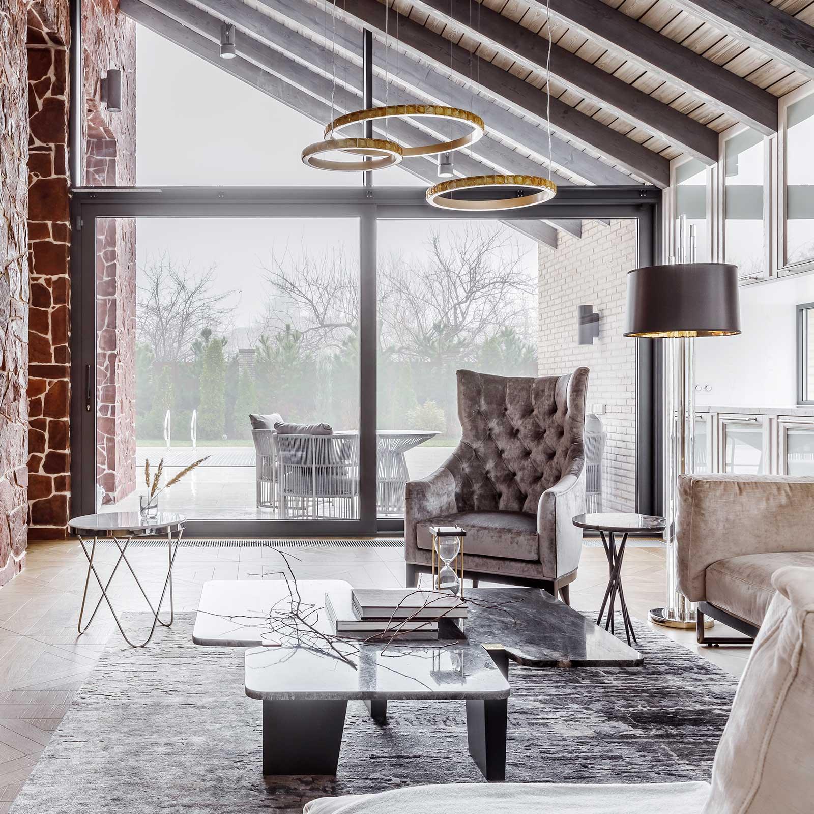 Aura Ring Chandelier - Elegant Crystal Ceiling Light Fixture for Dining Room, Bedroom & Living Room | Modern Home Decor Lighting | Perfect for Weddings & Special Events