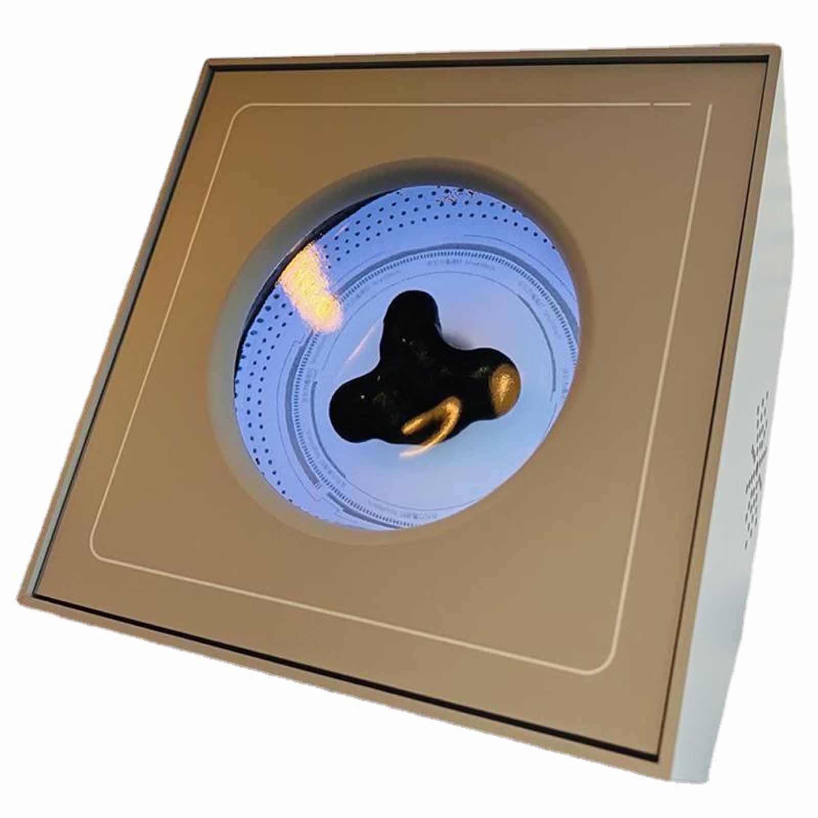 Magnetic Fluid Speaker with White Power Supply - Wireless Bluetooth Speaker for Home, Office & Travel - Portable Music Companion for Living Room, Bedroom & Study - Easy to Use & Multifunctional Audio Device - Perfect for Parties, Relaxation & Work