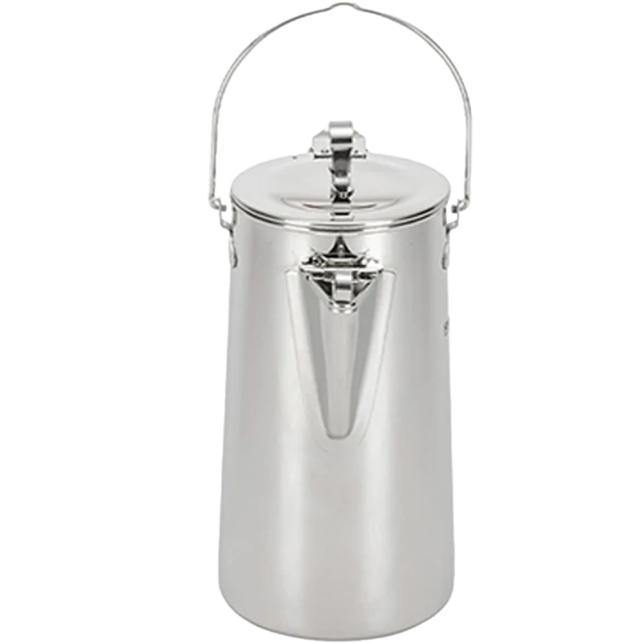 1.8L Classic Stainless Steel Tea Kettle - Perfect for Home, Office & Outdoor Camping | Fast Boiling Water Pot for Coffee, Tea & Cooking
