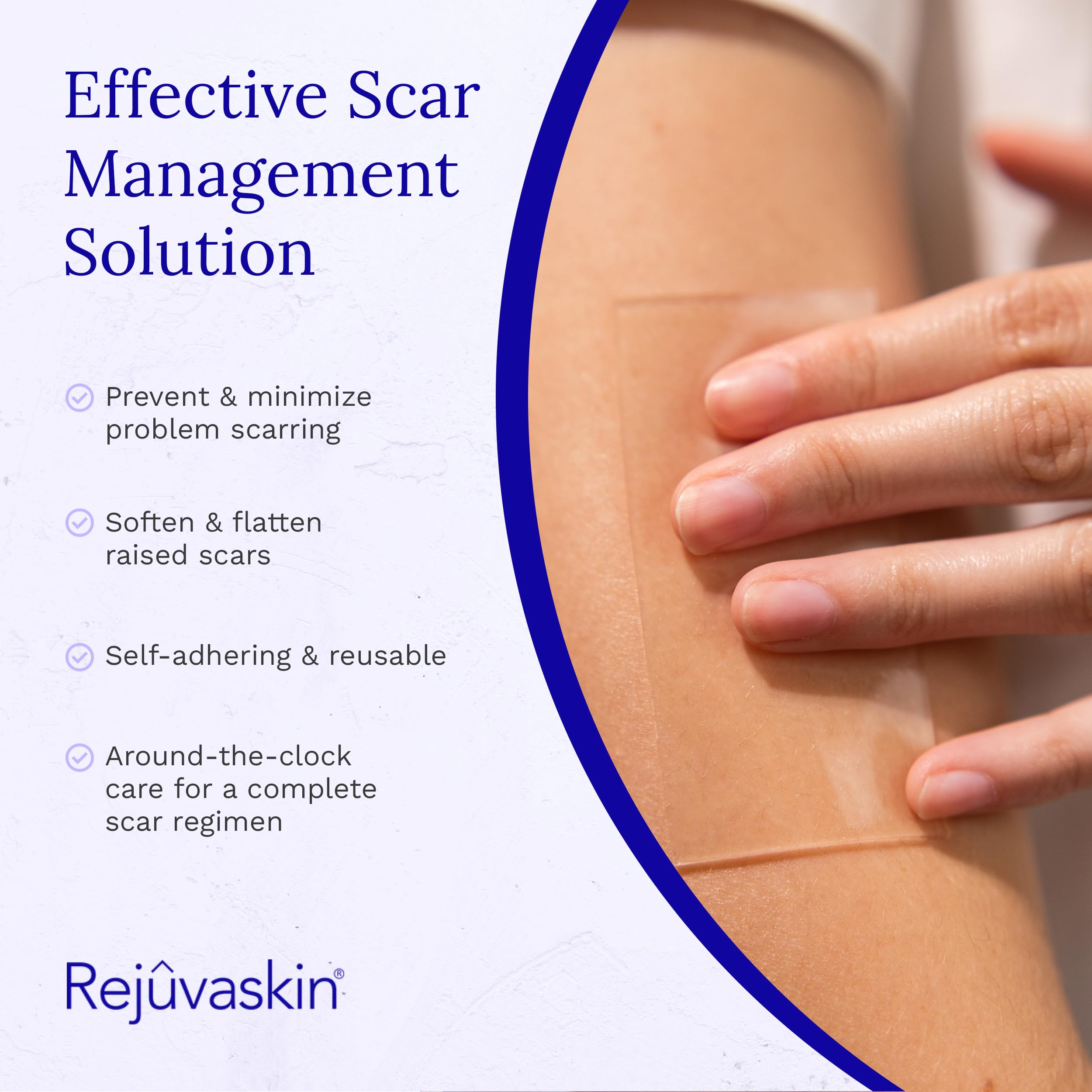 Rejuvaskin Scar Healing Kit for Small Scars - Soften, Flatten & Reduce Appearance with Silicone Sheeting, RejuvaSil Gel & Medical Tape (1.5