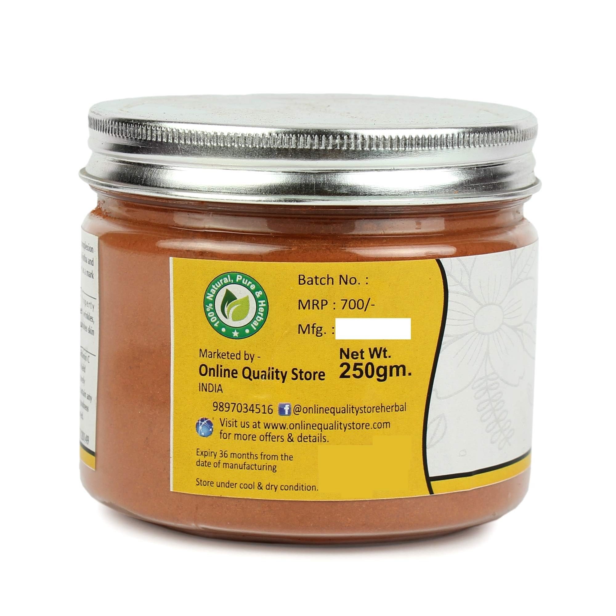 Organic Manjistha Powder (Rubia Cordifolia) - 100g | 100% Pure & Natural | For Face, Hair & Skin Care | Glow Booster for Radiant Skin & Healthy Hair | Perfect for DIY Beauty Treatments & Ayurvedic Remedies