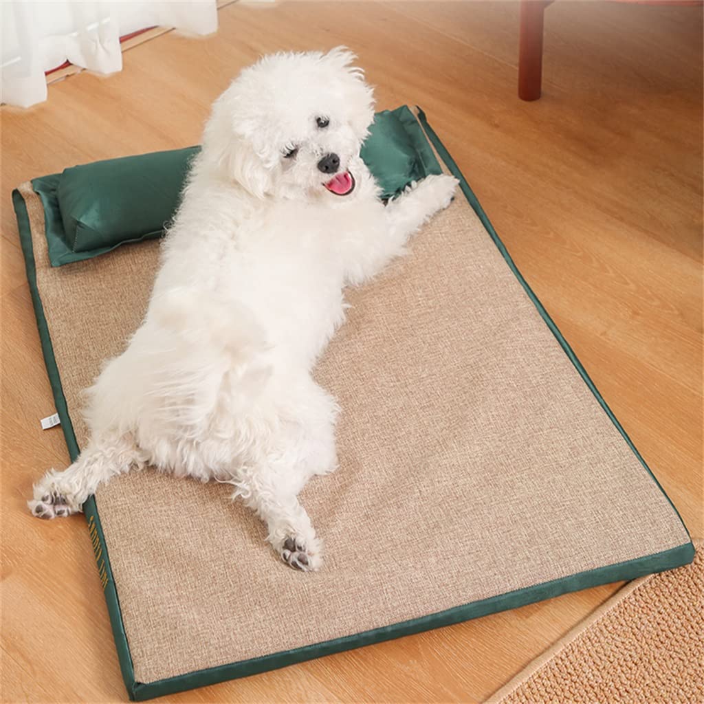 Cooling Pet Dog Bed Mat - Breathable Summer Sleeping Pad for Dogs, Kennel Floor Mat & Blanket - Perfect for Hot Weather, Indoor & Outdoor Use
