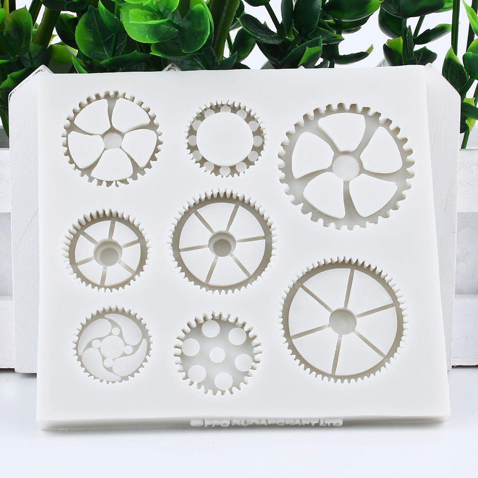 Premium Silicone Fondant Molds - Wheel Tire Shape Chocolate Candy Molds for Cake Decorating, Baking & DIY Desserts (Light Grey) - Perfect for Birthday Cakes, Cupcakes & Party Treats