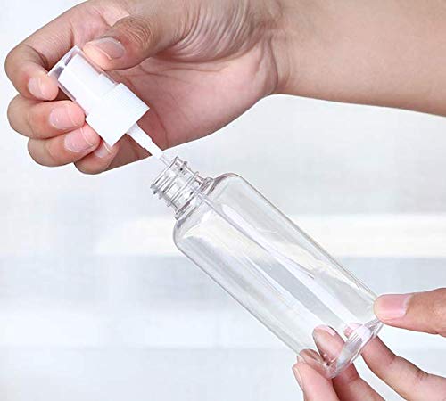 WOIWO 5-Pack 30ml Mini Spray Bottles - Fine Mist Empty Cosmetic Bottles for Travel, Skincare & Haircare | Refillable Lotion Sprayer for Essential Oils, Perfume & Makeup