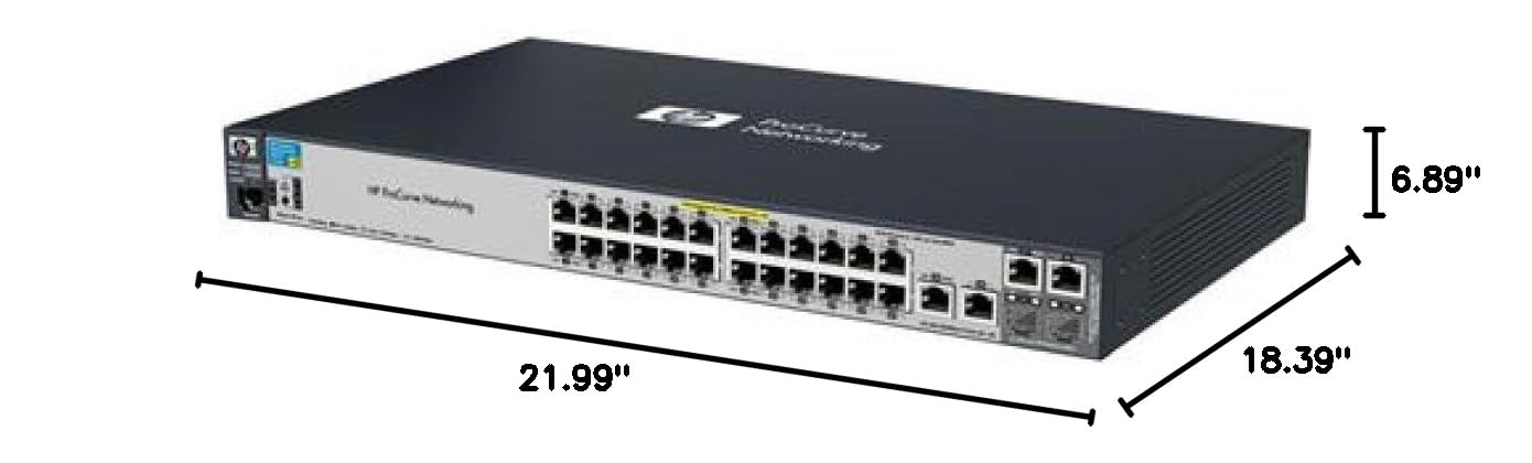 HP ProCurve 2910al-48G Gigabit Ethernet Switch (J9147A#ABA) - 48-Port Network Switch for Office, Data Center & Enterprise Networking Solutions