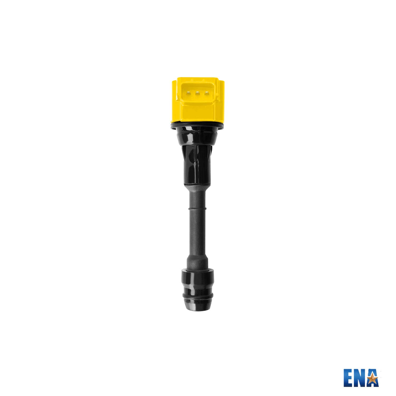 ENA Set of 4 Yellow Ignition Coil Pack & 4 Platinum Spark Plugs Compatible with Nissan Sentra Altima 2.5L L4 (2002-2006) - Replacement for UF350 224488H315 C1398 4505 | High Performance Engine Parts for Smoother Acceleration & Fuel Efficiency