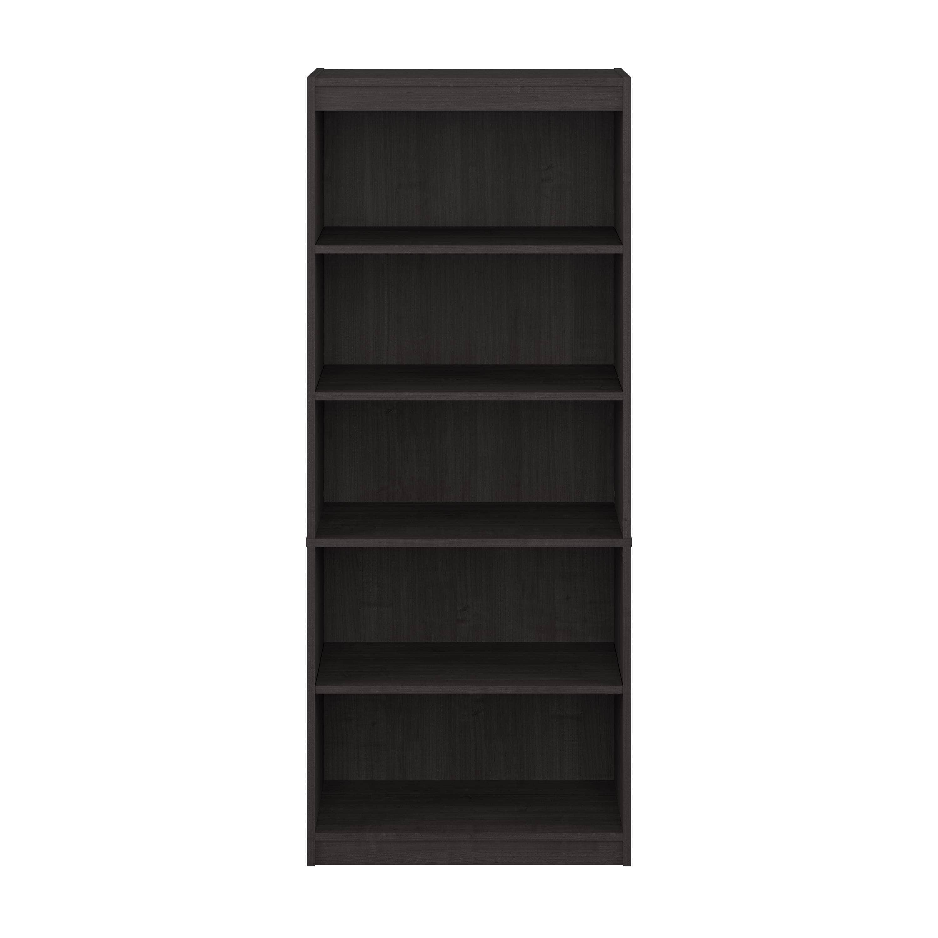 Universal 30W Standard 5-Shelf Bookcase - 4 Color Options for Home, Office & Dorm Room Organization