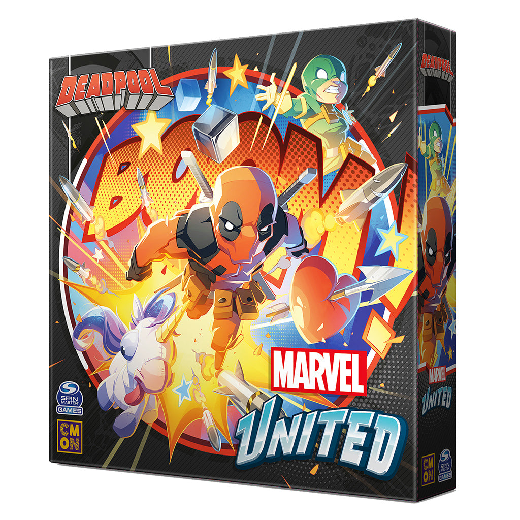 Marvel United: Deadpool Expansion Board Game - Cooperative Superhero Strategy Game for Adults & Teens - Perfect for Game Nights & Family Gatherings
