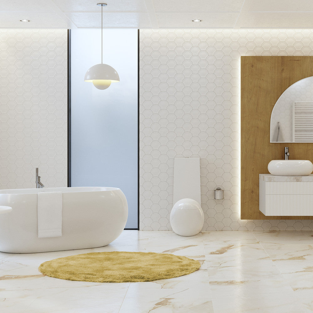 Plaisir One Piece Elongated Toilet with Dual Flush 1.1/1.6 GPF - Water Saving Modern Bathroom Toilet for Home & Commercial Use