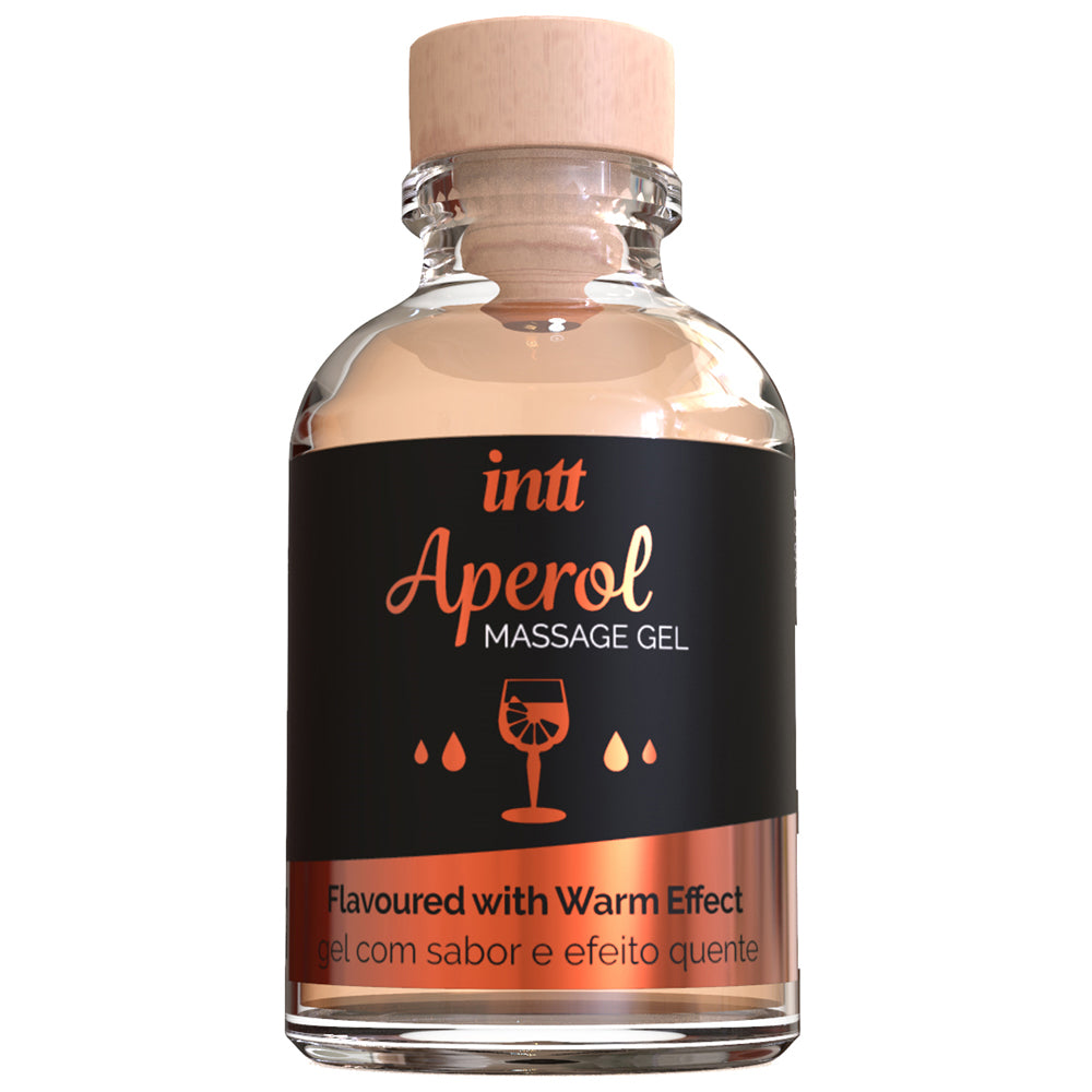Aperol Flavored Warming Massage Gel - Relaxing Muscle Relief for Spa, Sports Recovery & Couples Massage