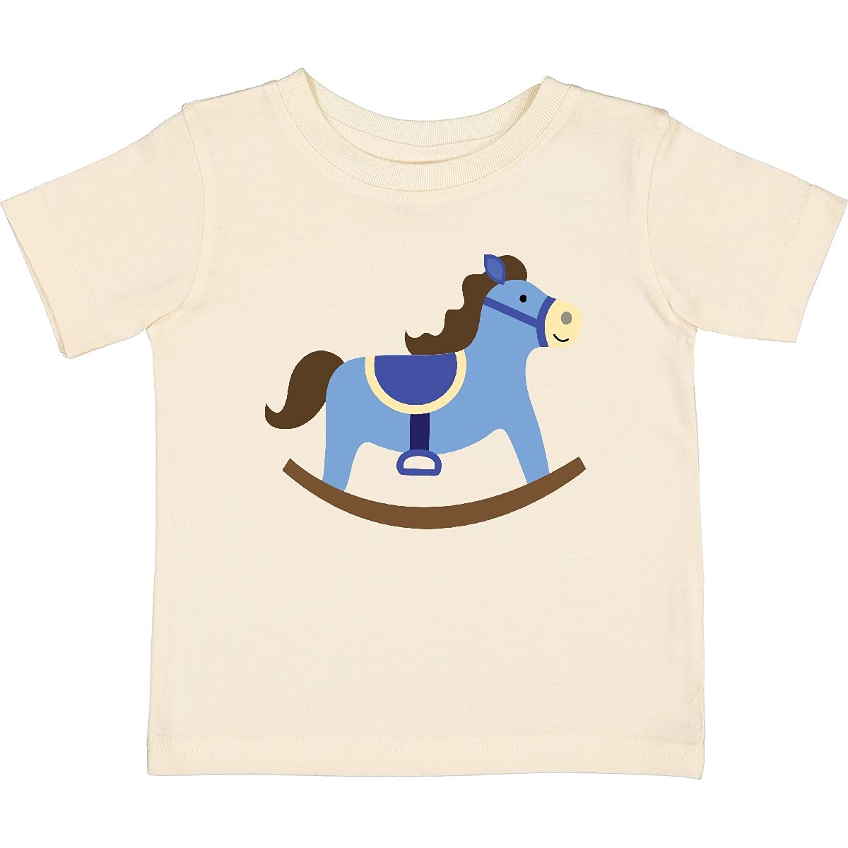 Inktastic Rocking Horse Baby Boy T-Shirt - Cute & Comfortable Cotton Tee for Infants & Toddlers - Perfect for Playtime, Outings & Photo Shoots