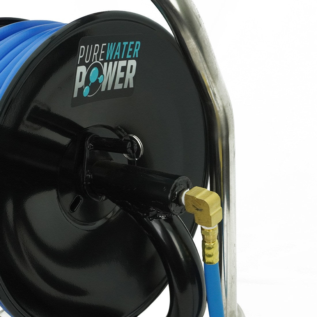 Heavy Duty Portable Hose Reel 150ft - Commercial & Residential Water Hose Storage for Garden, Yard, Car Washing & Outdoor Use