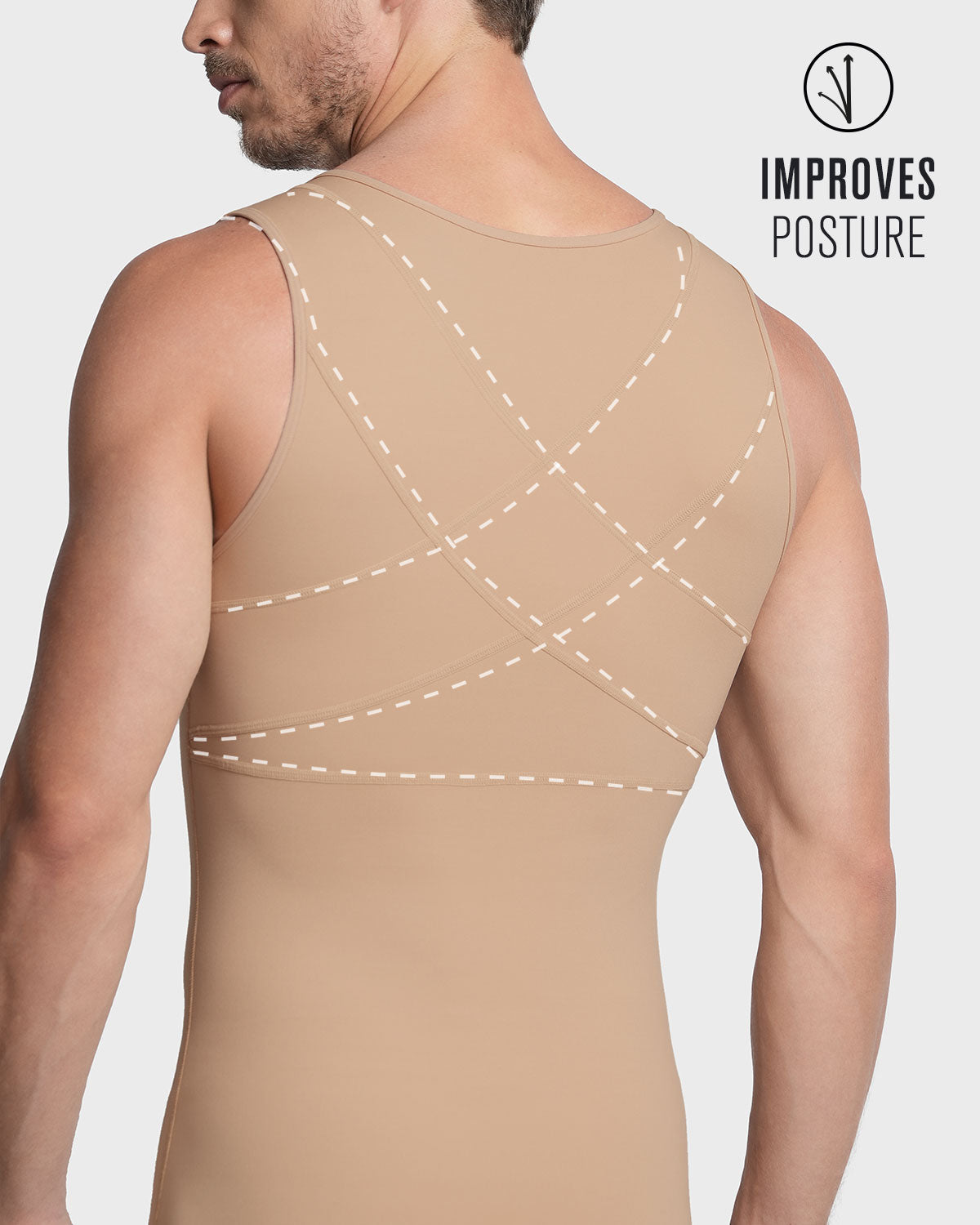 Double Layer Moderate Shaper Vest for Women - Tummy Control & Back Support - Perfect for Workouts, Yoga & Everyday Wear