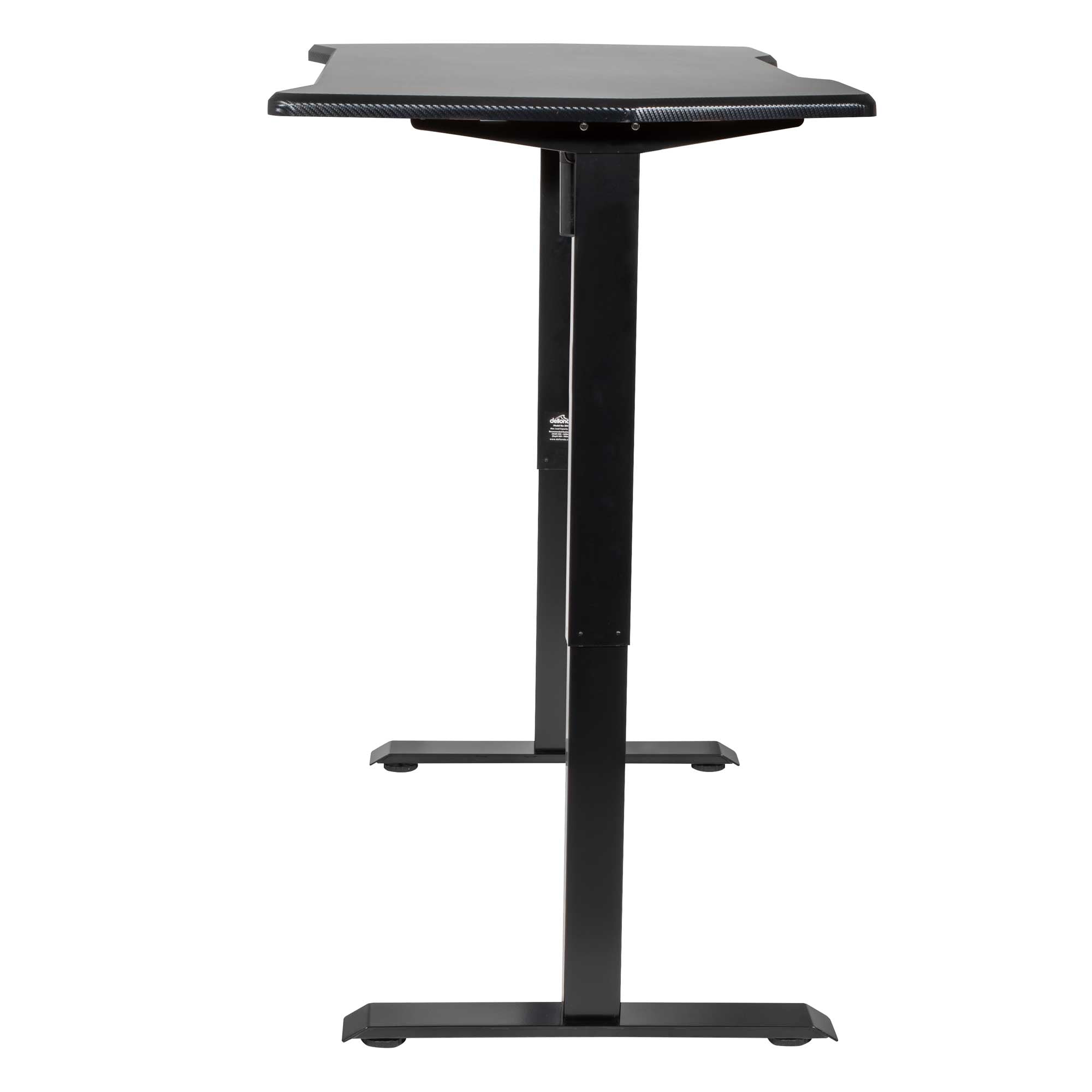 Premium Carbon Fiber Electric Height Adjustable Standing Desk with Memory Function - 55