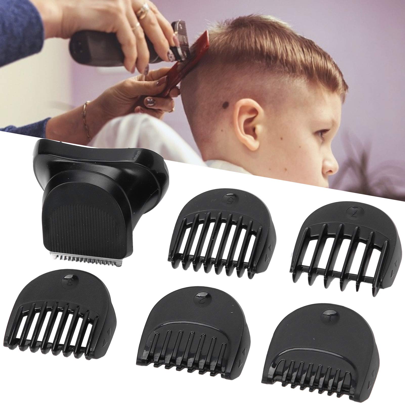 Professional VINGVO 5-in-1 Electric Hair Clipper & Grooming Kit for Men - Beard Trimmer, Nose & Ear Hair Trimmer, Facial Shaver with 5 Attachments - Perfect for Home Barbering & Personal Grooming Care
