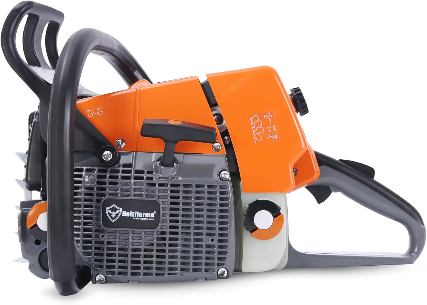 Holzfforma G444 70.7cc Gasoline Chainsaw Power Head (10-Pack Bulk Order) - Compatible with MS440/044 Chainsaw Parts - Professional Grade Orange Chainsaw for Wood Cutting, Tree Trimming & Landscaping