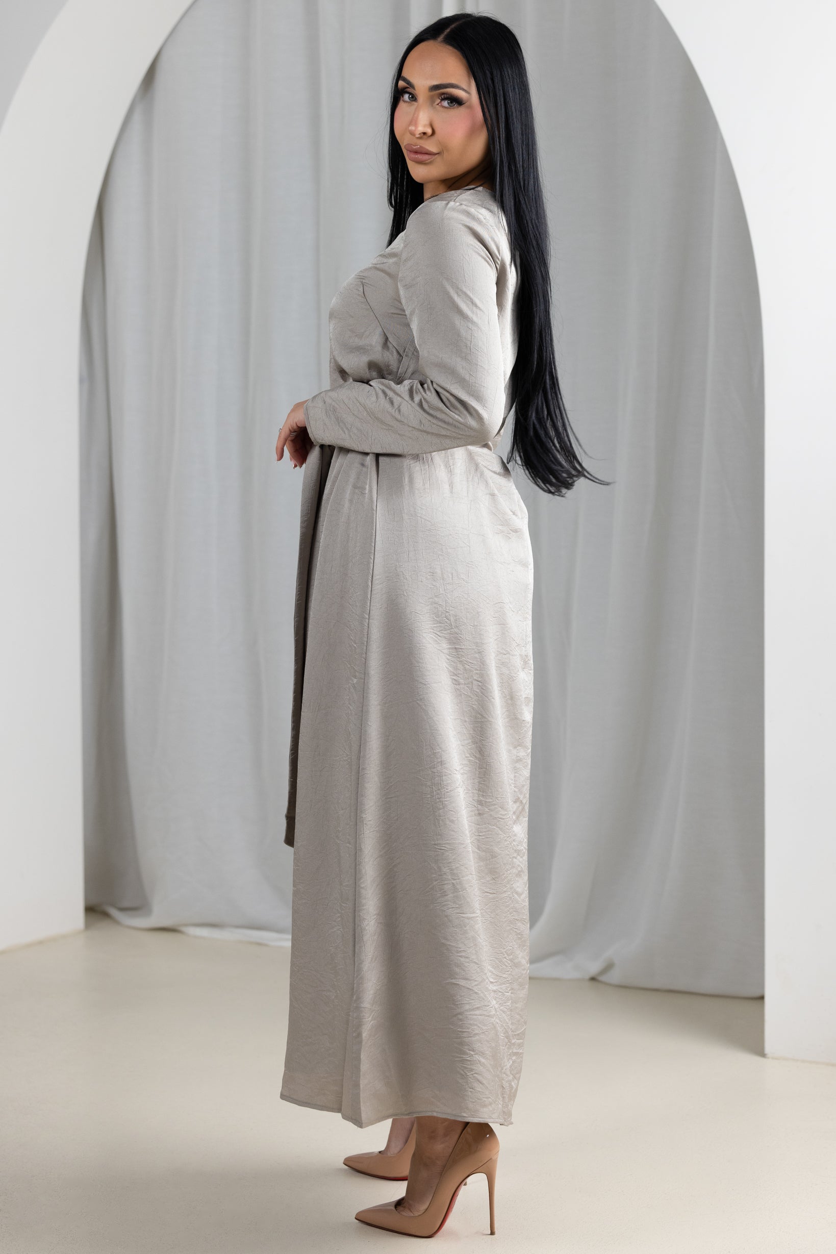 Eminent Vondra Maxi Dress for Women - Flowy Summer Long Dress with Pockets, Boho Chic Beach Dress for Vacation, Party & Casual Wear
