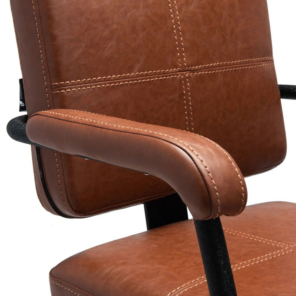 Lanvain Blake Styling Chair 63 - Modern Salon Styling Chair with Adjustable Height for Hairdressers & Beauty Salons | Perfect for Hair Cutting, Coloring & Styling