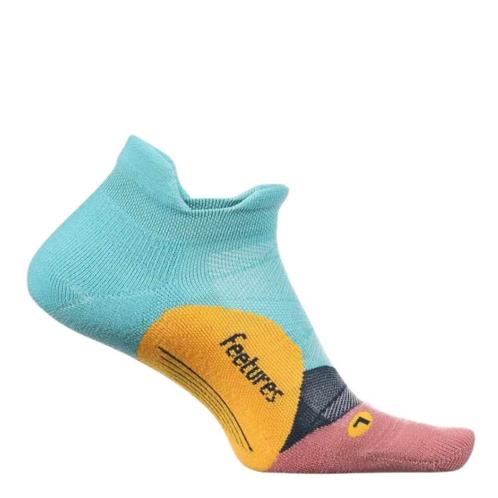 Feetures Elite Light Cushion No Show Tab Socks - Breathable Running & Athletic Socks for Men & Women - Perfect for Gym, Yoga & Everyday Wear