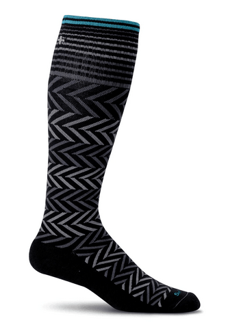 Sockwell Women's Chevron Graduated Compression Socks - 15-20 mmHg Support for Circulation, Travel & Recovery - Perfect for Nurses, Athletes & Long Flights
