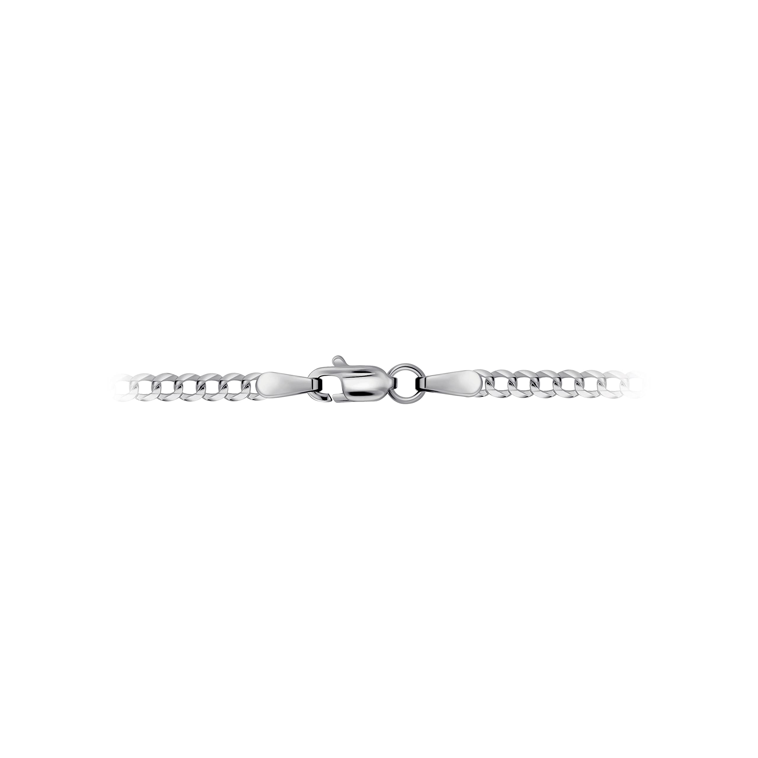 14K Gold Cuban Link Chain Necklace for Men & Women - 2.0mm Thick Curb Chain - 14