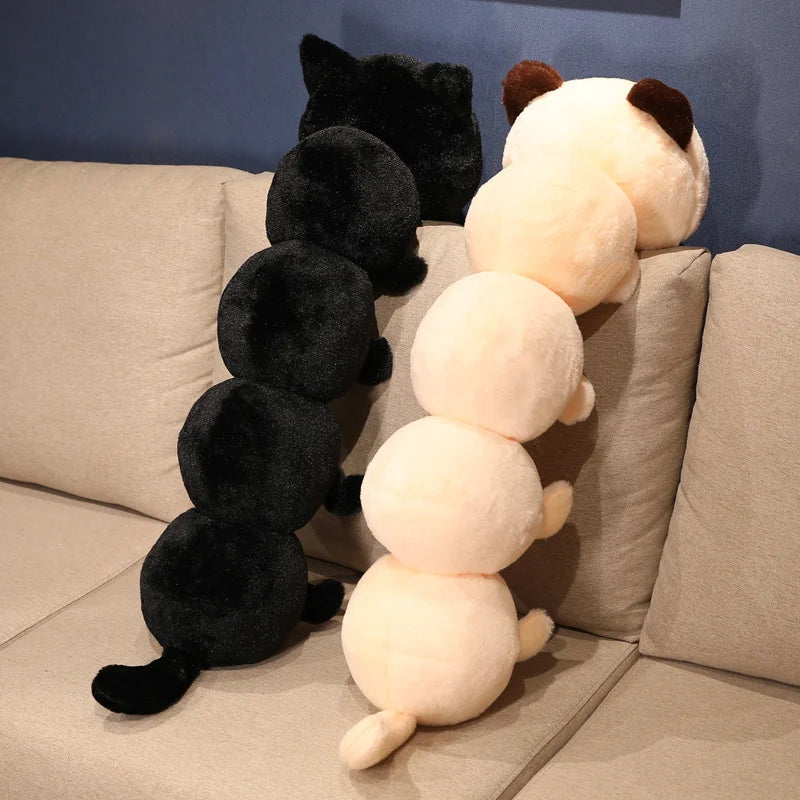 50/80/130CM Soft Plush Caterpillar Cat Toy - Cute Stuffed Animal Pillow for Kids, Funny Bed Cushion & Gift for Children | Perfect for Playtime, Naptime & Room Decor