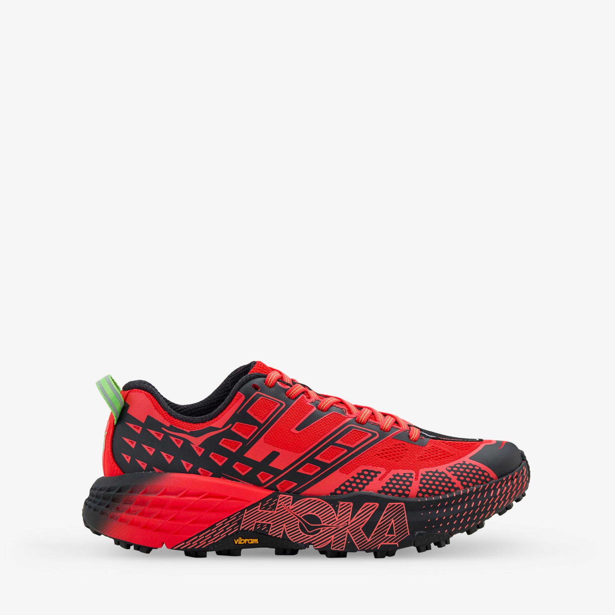 Speedgoat 2 Low Tomato Running Shoes - Electric Green Trail Running Sneakers for Men & Women | Outdoor Hiking, Trail Running & Fitness Training