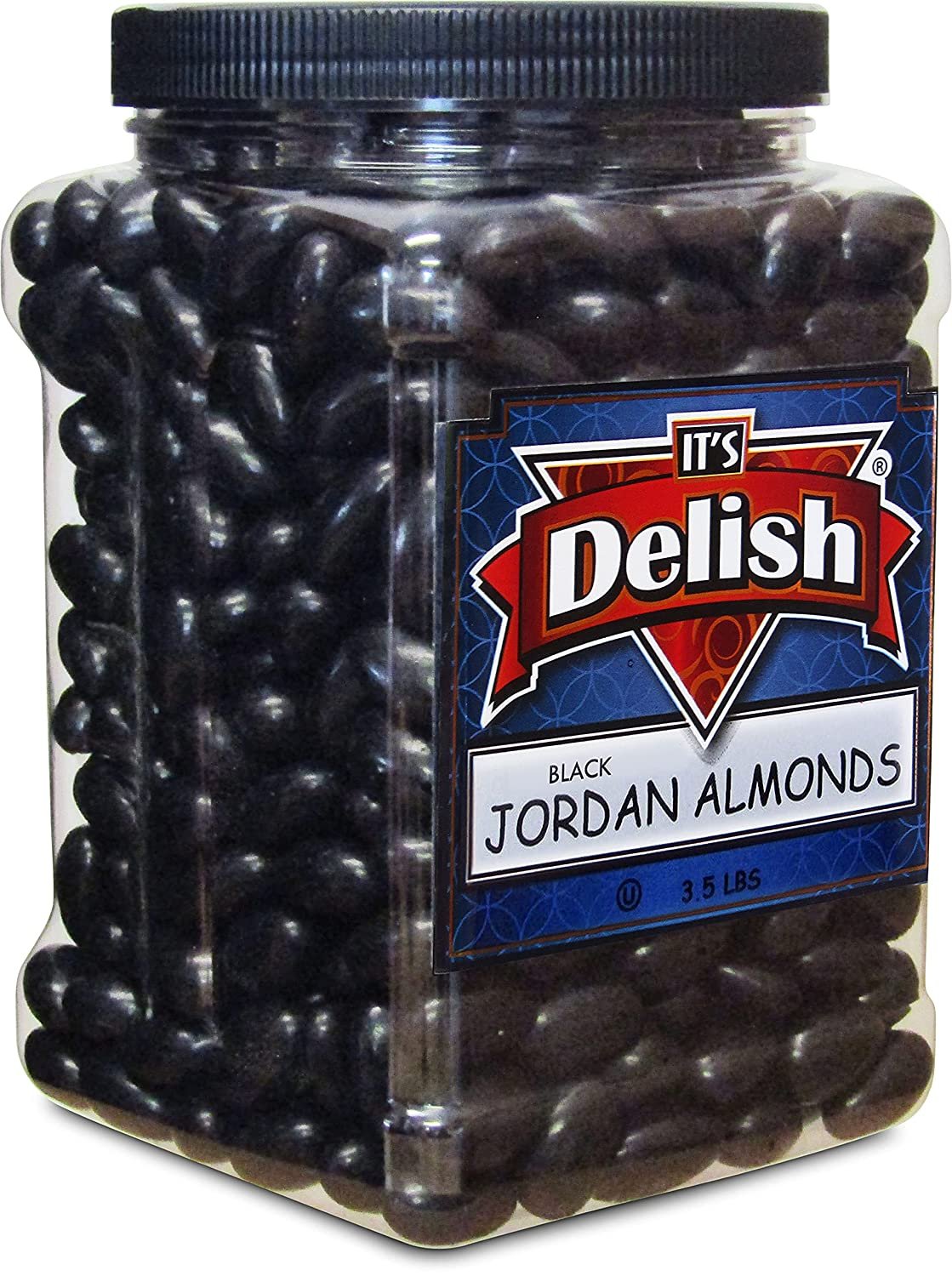 Premium Black Jordan Almonds - 3.5 lbs Bulk Size for Weddings, Parties & Gifts | Gourmet Candy for Special Occasions & Celebrations
