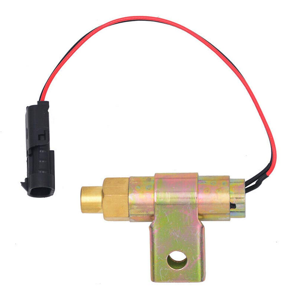 12V Fan Clutch Solenoid Valve 1689785C91 3551298C92 1674088C91 - Compatible with Horton Bendix Kysor Borg Warner Systems - Heavy Duty Truck & Industrial Cooling System Replacement Part