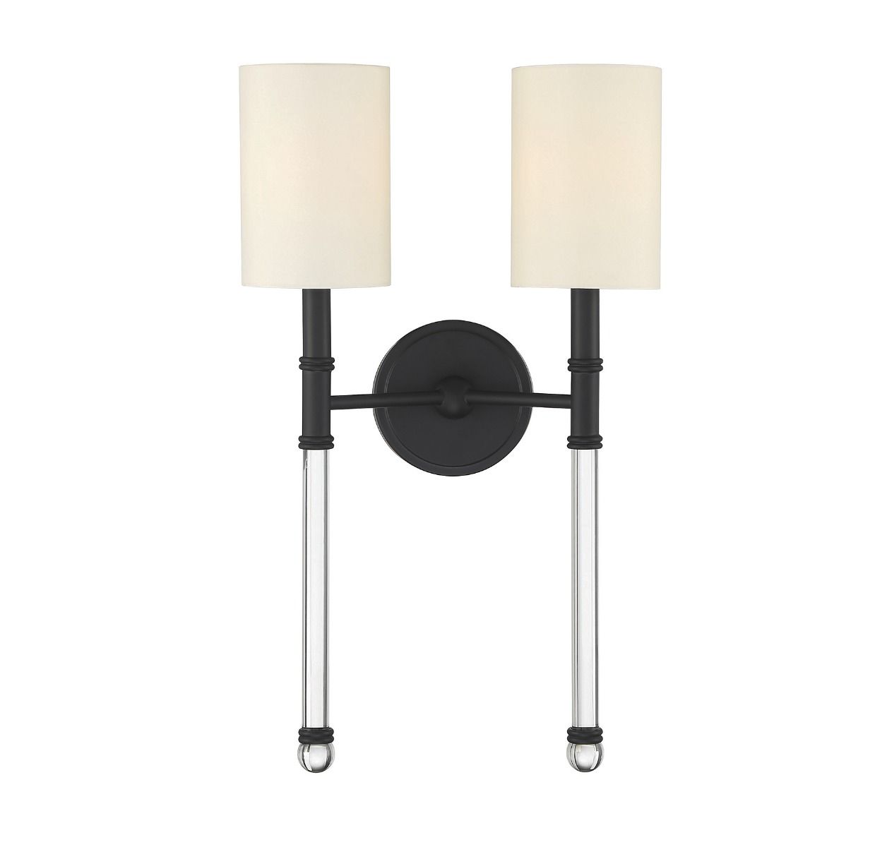 Fremont Wall Sconce Light Fixture - Modern Plug-in Wall Lamp for Bedroom, Living Room & Hallway - Energy Efficient Indoor Lighting Decor